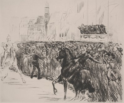 Příjezd holandské královny, 1913 od Max Liebermann