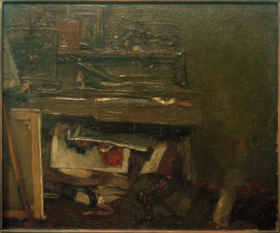 Ateliér Winkel - Ateliér Ecke od Max Liebermann