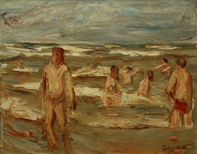 Chlapec koupání od Max Liebermann