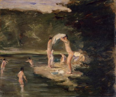 Chlapci koupání od Max Liebermann