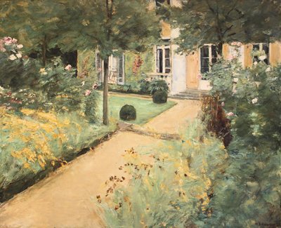 Berlin-Wannsee, Max Liebermann, kuchyňská zahrada u vily od Max Liebermann