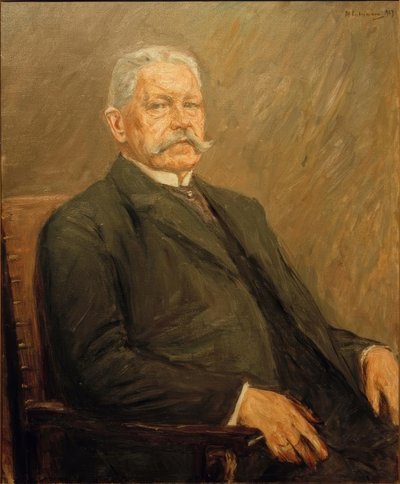 Portrét říšského prezidenta Paula von Hindenburga od Max Liebermann