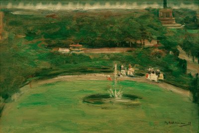 Pohled z umělcova ateliéru na Königsplatz od Max Liebermann
