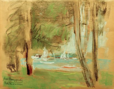 Lodě na Wannsee od Max Liebermann
