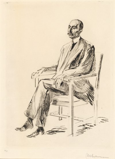 Starosta Dr. Burchard od Max Liebermann