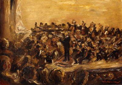 Koncert ve Státní opeře, Unter den Linden, Berlín; Symfonický koncert ve Státní opeře, Unter den Linden, Berlín, 1923 od Max Liebermann