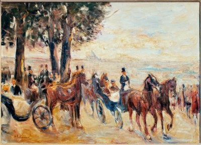 Corso auf dem Monte Pincio od Max Liebermann