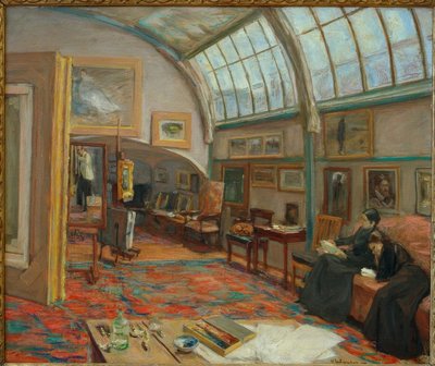 Ateliér umělce od Max Liebermann