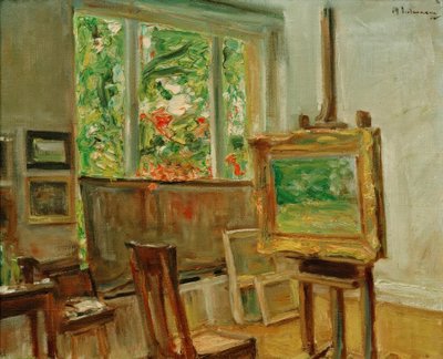 Studio ve Wannsee od Max Liebermann