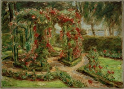 Růžová zahrada ve Wannsee od Max Liebermann