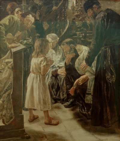 Dvanáctiletý Ježíš v chrámu od Max Liebermann