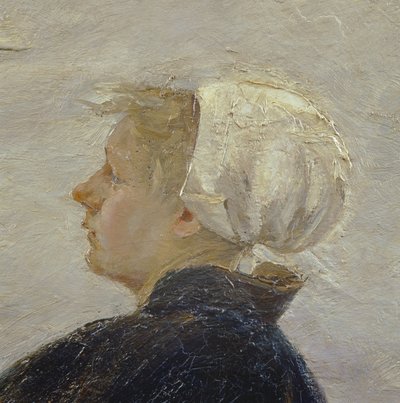 Detail z Repairing the Nets, 1889 (viz 144756) od Max Liebermann