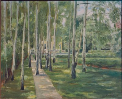 Březová alej v zahradě Wannsee na západě od Max Liebermann