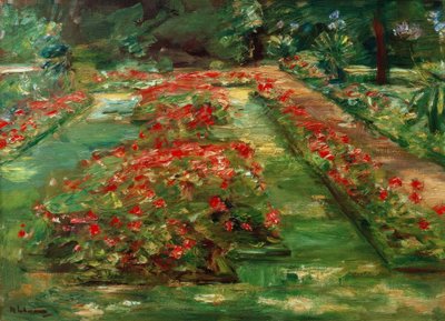 Květinová terasa v zahradě Wannsee na severu od Max Liebermann