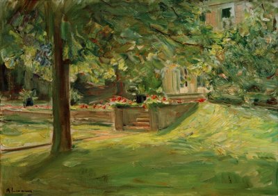 Květinová terasa na jihozápad / Wannseegarten od Max Liebermann