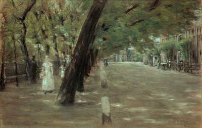 Kirchenallee v St. Georg, Hamburk od Max Liebermann