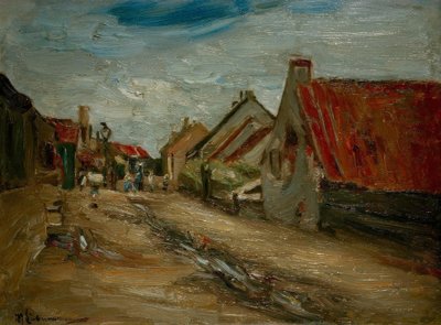 Vesnická ulice v Holandsku od Max Liebermann