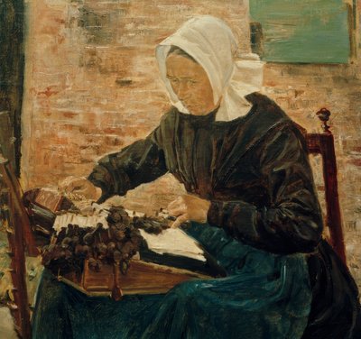 Holandská krajkářka od Max Liebermann