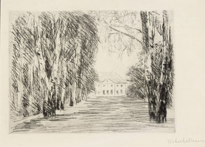Dům u jezera Wannsee od Max Liebermann