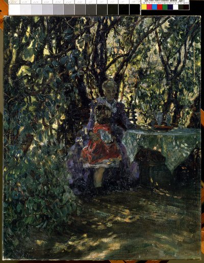 ""Zahrada ve vile u Wannsee v Berlíně"" (Zahrada u vily u Wannsee) Obraz Maxe Liebermanna (1847-1935) 1911 Mikalojus Konstantinas Ciurlionis Museum of Fine Arts, Kaunas, Litva od Max Liebermann