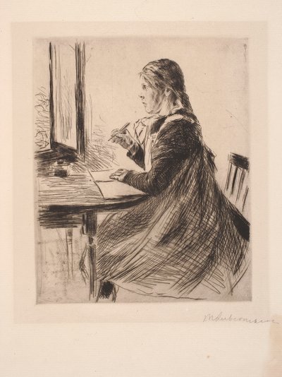 Dětský portrét, portrét malé dcery tajného rady Bodeho, Marie od Max Liebermann