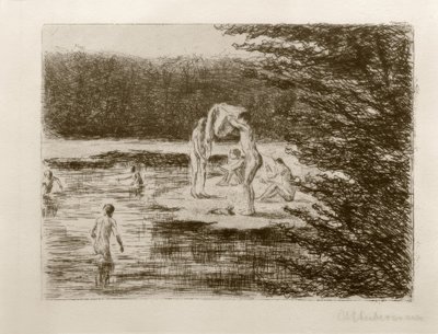 M.Liebermann, koupající chlapci od Max Liebermann
