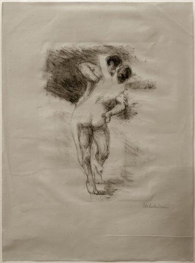 M. Liebermann, milostná scéna od Max Liebermann