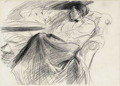 Martha Liebermannová, spící od Max Liebermann