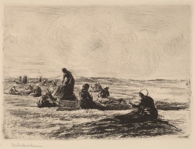 Mending the Nets, 1894. od Max Liebermann