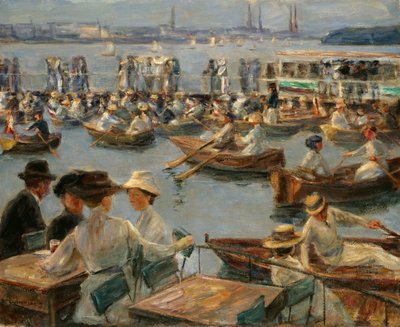 Na Alsteru v Hamburku, 1910 od Max Liebermann