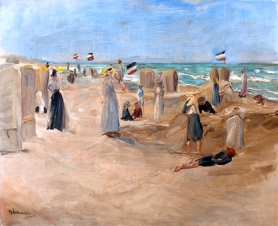 Na pláži v Noordwijku, 1908. od Max Liebermann