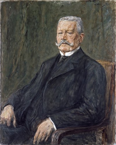 Portrét Paula von Hindenburga od Max Liebermann