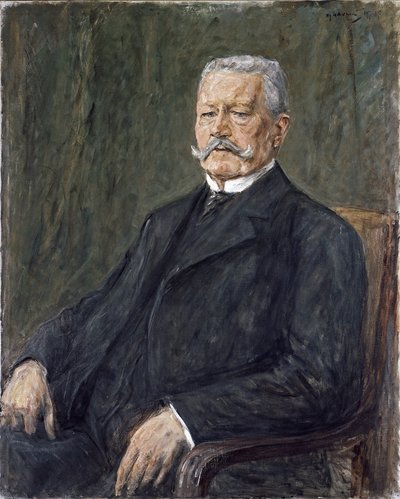 Portrét prezidenta Paula von Hindenburga 1847-1934 od Maxe Liebermanna (1847-1935) Zemské muzeum Dolního Saska, Hannover od Max Liebermann