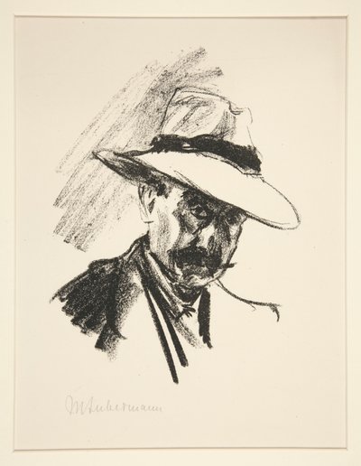 Portrét Waltera Hasenelevera od Max Liebermann