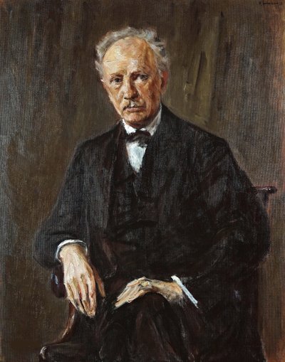 Portrét skladatele Richarda Georga Strausse 1864-1949, 1918. od Max Liebermann