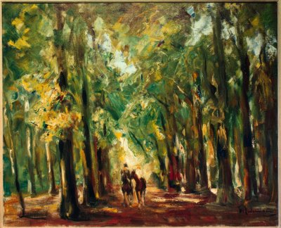 Jezdci v zoo od Max Liebermann