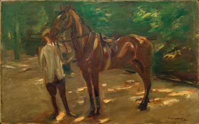 Ženich s koněm od Max Liebermann