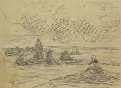 Oprava sítí, 1894 od Max Liebermann