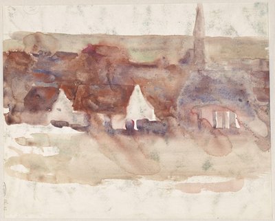 Náčrt panoráma města od Max Liebermann