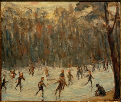 Bruslaři v Tiergarten od Max Liebermann
