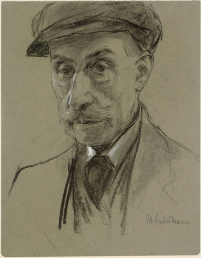 Autoportrét s čepicí od Max Liebermann