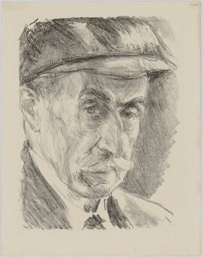 Autoportrét s čepicí od Max Liebermann