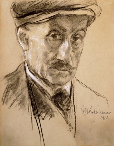 Autoportrét, 1923 od Max Liebermann