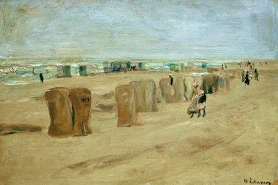 Obrázek pláže v Noordwijku od Max Liebermann