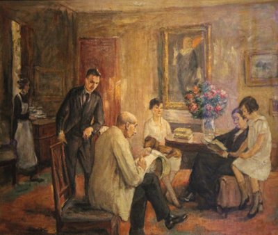 Rodina Liebermannových od Max Liebermann