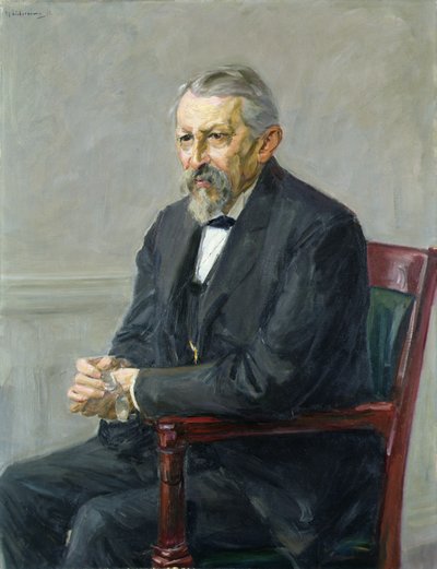 Přírodovědec, Hermann Strebel (1834-1914) 1905 (olej na plátně) od Max Liebermann
