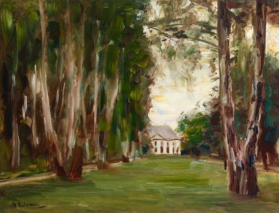 Zahrada u Wannsee s vilou od Max Liebermann