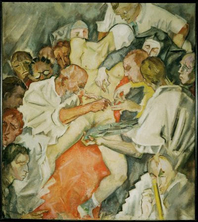 Operace (malba na plátně) od Max Oppenheimer