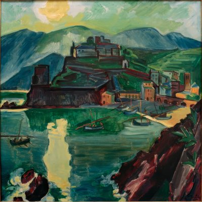 Večer v Monterosso od Max Pechstein
