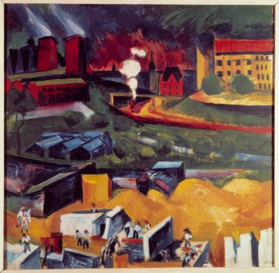 Pohled na Schmargendorf od Max Pechstein